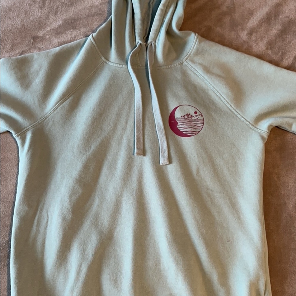 Teal Roxy Moon Hoodie